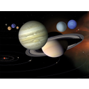 Planetas dos Sistema Solar.Fonte:http://pt.m.wikipedia.org/wiki/Ficheiro:Montagem_Sistema_Solar.jpg